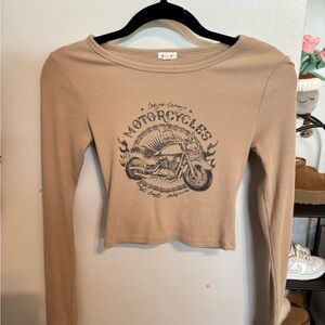 Garage Motorcycle Crop Top